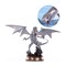 Yu-Gi-Oh! Blue-Eyes White Dragon (Silver Variant) 14 Inch PVC Statue
